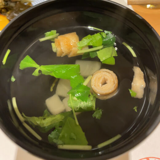 竹葉亭　小吸物